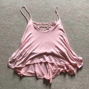 Pink crop top